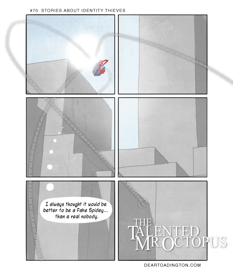 new theme song: spider-man, spider-man, also an octopus, don't worry about it